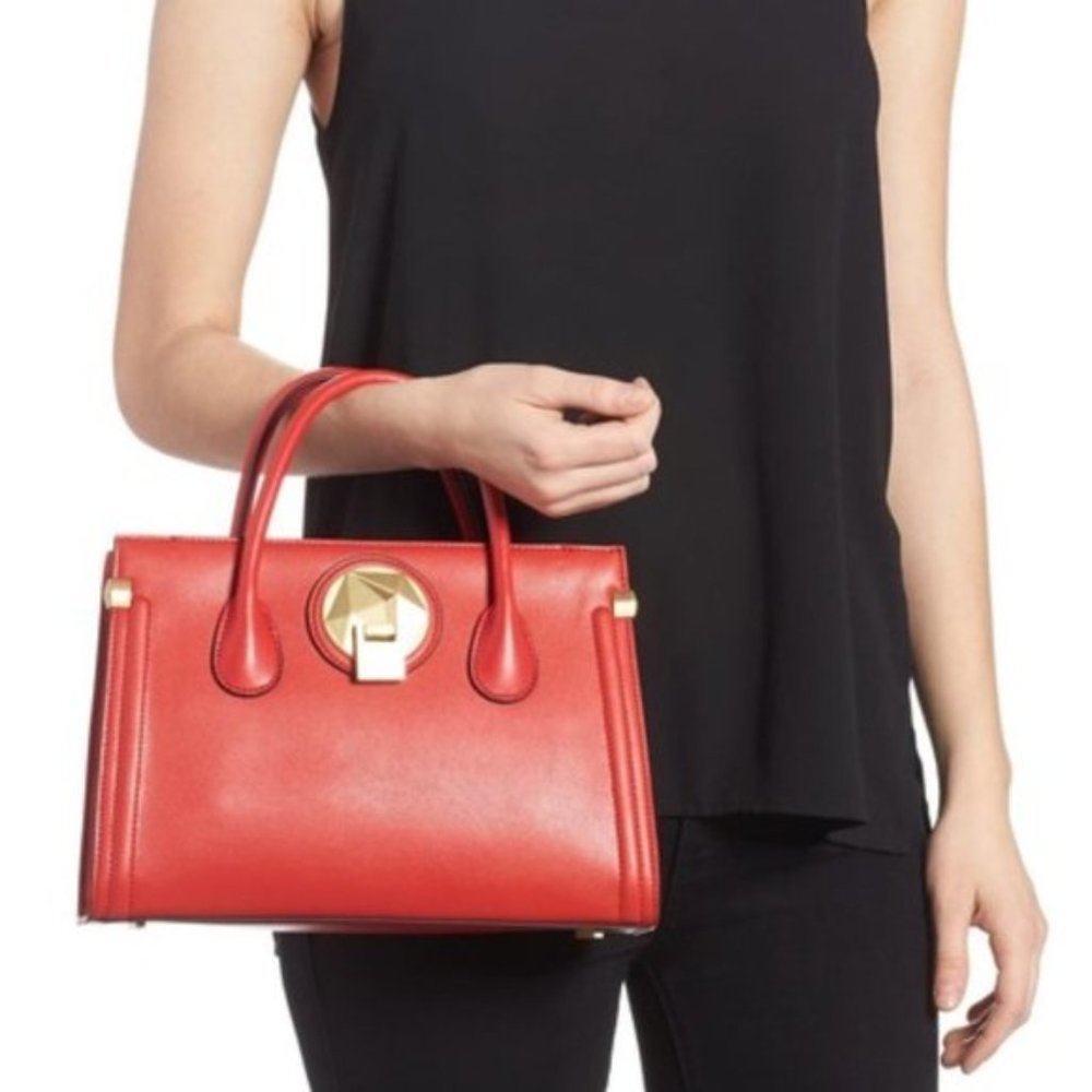 Celine Dion Octave Leather Satchel